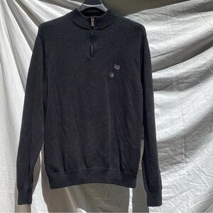 Chaps NWT black knit business casual sweater, size XXL